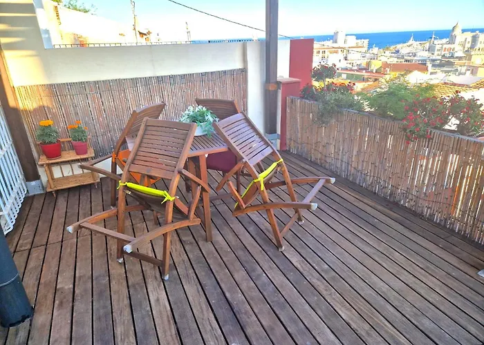 公寓 The Old Town Artist Workshop, Impressive Rooftop, Terrace With Amazing Views And Sea Views, Bbq, Air Conditioner, Wifi